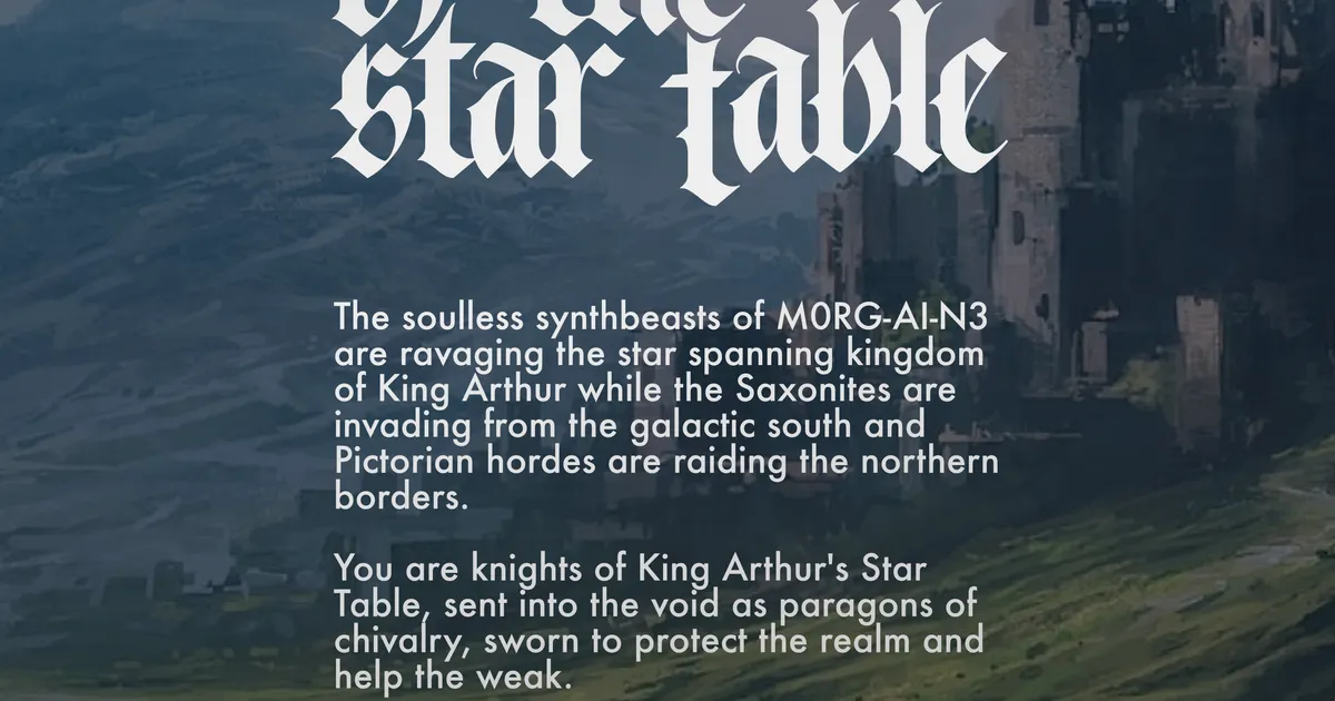 Arthurian's Legends in Space